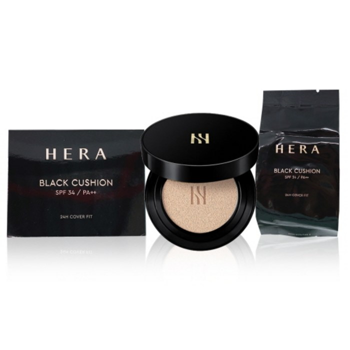 [HERA] 헤라 블랙쿠션 (본품15g+리필15g)[정품], 21N1, 1세트