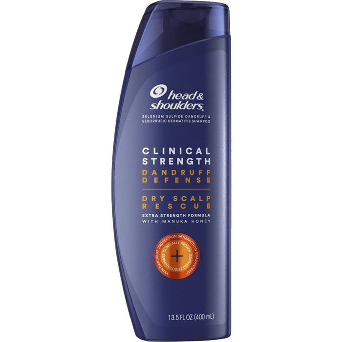 헤드앤숄더 클리니컬 스트랭스 비듬 건성 두피 샴푸 400ml 1병 head & shoulders clinical shampoo, 400ml, 1개