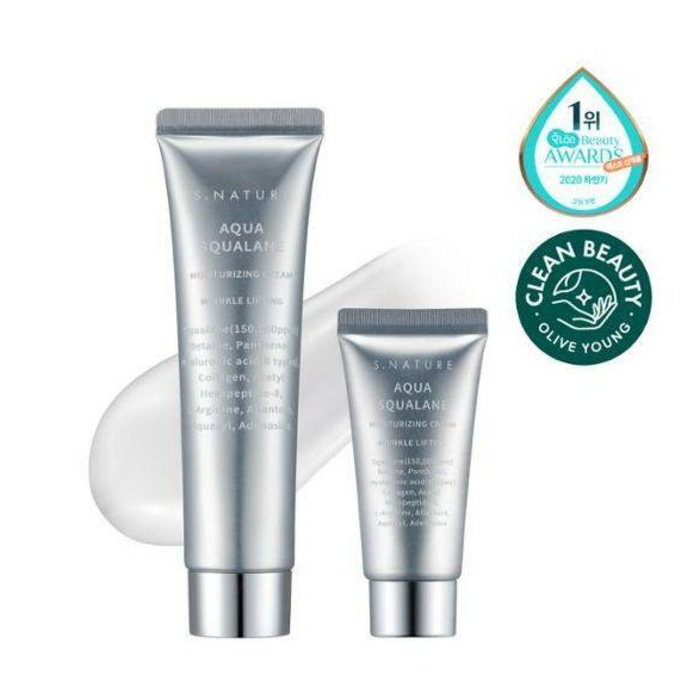 에스네이처 아쿠아 스쿠알란 수분크림 기획세트 60ml+30ml = 90ml
